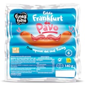 Salchichas Frankfurt de pavo Dia Funky Frank 4 x 140 g