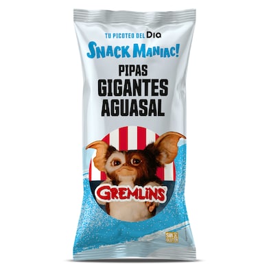 Pipas gigantes aguasal Gremlins Dia Snack Maniac 200 g-0 Pipas gigantes aguasal Gremlins Dia Snack Maniac 200 g-0
