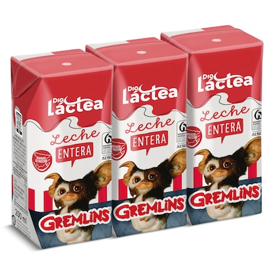 Leche entera Gremlins Dia Láctea 3 x 200 ml-0 Leche entera Gremlins Dia Láctea 3 x 200 ml-0