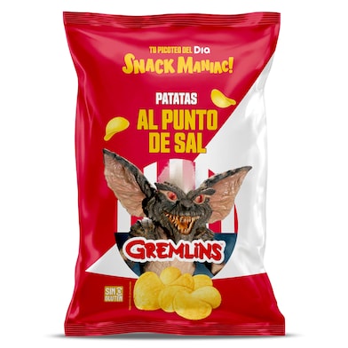 Patatas fritas al punto de sal Gremlins Dia Snack Maniac 200 g-0
