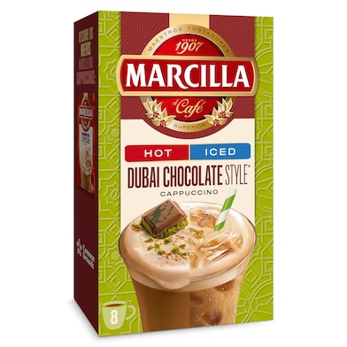 Café soluble cappuccino chocolate Dubai Marcilla 120 g-0