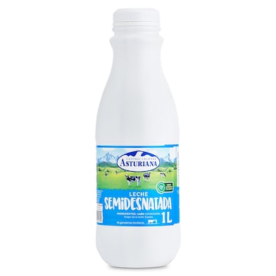 Leche semidesnatada Asturiana 1 L-0 Leche semidesnatada Asturiana 1 L-0