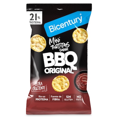 Mini tortitas sabor barbacoa Bicentury 60 g-0