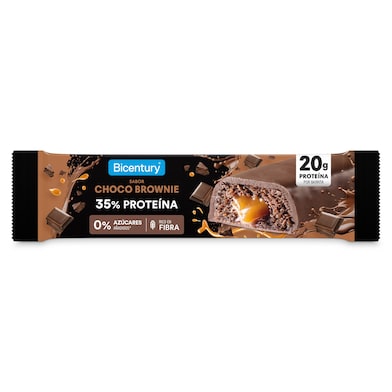 Barrita de proteína choco brownie Bicentury 57 g-0