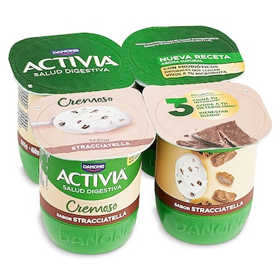 Bífidus sabor stracciatella Activia 4 x 115 g-0 Bífidus sabor stracciatella Activia 4 x 115 g-0