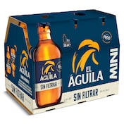 Cerveza sin filtrar El águila 6 x 20 cl