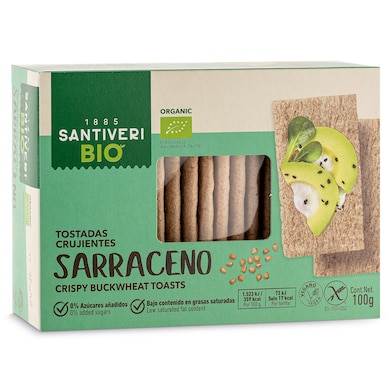 Tostadas de sarraceno Santiveri 100 g-0