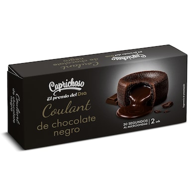Coulant de chocolate negro Dia Caprichoso 200 g-0 Coulant de chocolate negro Dia Caprichoso 200 g-0