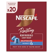 Cápsulas de café descafeinado Nescafé 20 unidades