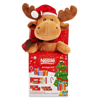 Surtido de chocolatinas Nestlé 160 g + peluche (modelos diferentes)-0
