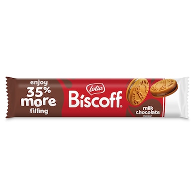 Galletas caramelizadas rellenas de chocolate Lotus Biscoff 154 g-0 Galletas caramelizadas rellenas de chocolate Lotus Biscoff 154 g-0