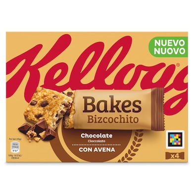 Bizcochito con avena y chocolate Kellogg's 180 g-0
