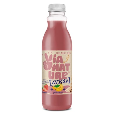 Bebida de zumo de fresa y plátano con avena Vía Nature 750 ml-0 Bebida de zumo de fresa y plátano con avena Vía Nature 750 ml-0