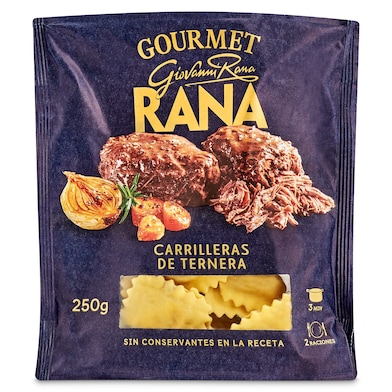Ravioli de carrilleras de ternera Rana 250 g-0