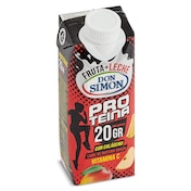 Bebida de fruta y leche alta en proteínas Don Simón 330 ml