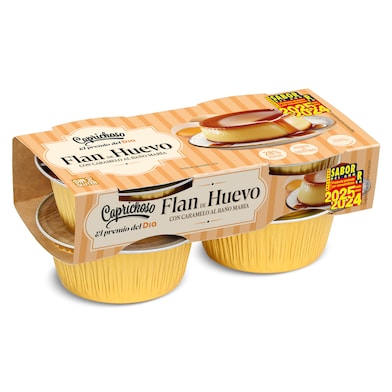 Flan de huevo Dia Caprichoso 4 x 100 g-0 Flan de huevo Dia Caprichoso 4 x 100 g-0