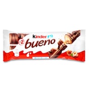 Barritas de chocolate con leche y avellanas Kinder 43 g