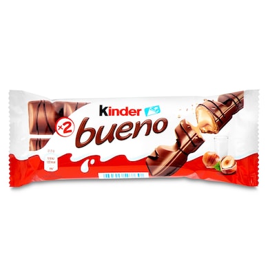 Barritas de chocolate con leche y avellanas Kinder 43 g-0 Barritas de chocolate con leche y avellanas Kinder 43 g-0