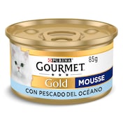 Mousse para gatos con pescado Gourmet 85 g
