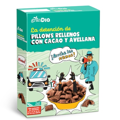 Cereales rellenos con chocolate y avena Gran Dia 500 g-0 Cereales rellenos con chocolate y avena Gran Dia 500 g-0