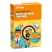 Cereales de bolas de maíz con miel Gran Dia 500 g