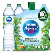 Agua mineral Aquarel pack 6 x 1.5 L