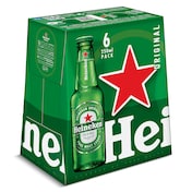 Cerveza Heineken pack 6 x 25 cl