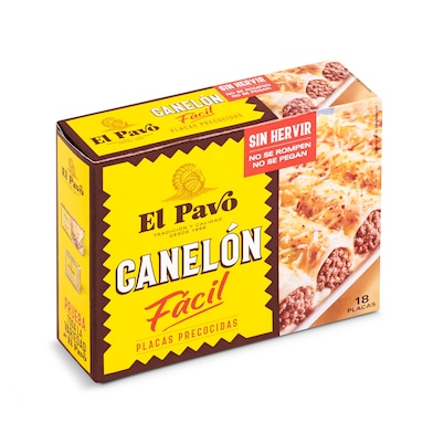 Placas para canelones precocidas El pavo 125 g-0