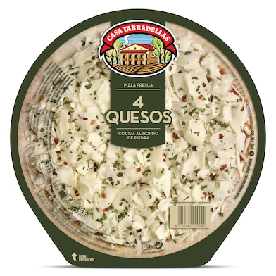 Pizza 4 quesos Casa Tarradellas 390 g-0 Pizza 4 quesos Casa Tarradellas 390 g-0