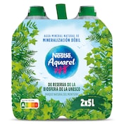Agua mineral Aquarel pack 2 x 5 L