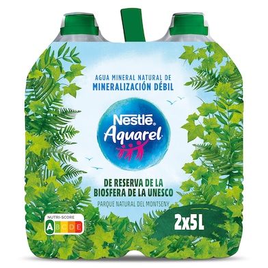 Agua mineral Aquarel pack 2 x 5 L-0 Agua mineral Aquarel pack 2 x 5 L-0
