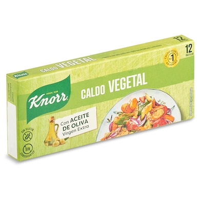 Pastillas de caldo vegetal Knorr 12 unidades-0