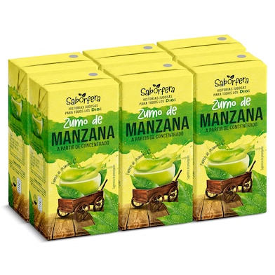 Zumo de manzana Dia Saborfera pack 6 x 200 ml-0 Zumo de manzana Dia Saborfera pack 6 x 200 ml-0