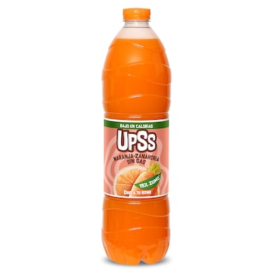 Refresco de naranja y zanahoria sin gas Dia Upss 1,5 L-0 Refresco de naranja y zanahoria sin gas Dia Upss 1,5 L-0