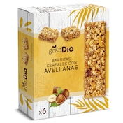 Barritas de cereales con avellanas Gran Dia 150 g