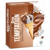 Conos de nata y chocolate Dia Temptation 4 x 68 g