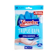 Guantes reutilizables triple capa talla M Spontex 2 unidades
