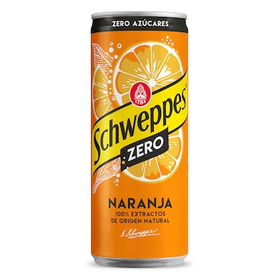 Schweppes de naranja zero lata 330 ml-0