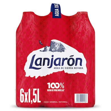 Agua mineral Lanjarón pack 6 x 1.5 L-0 Agua mineral Lanjarón pack 6 x 1.5 L-0