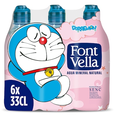 Agua mineral tapón sport Font Vella pack 6 x 330 ml-0 Agua mineral tapón sport Font Vella pack 6 x 330 ml-0