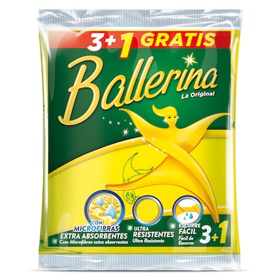 Bayeta Ballerina 4 unidades-0