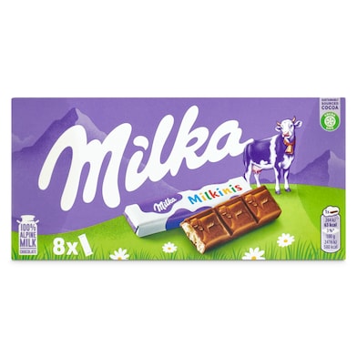 Chocolate con leche milkinis Milka 87.5 g-0 Chocolate con leche milkinis Milka 87.5 g-0