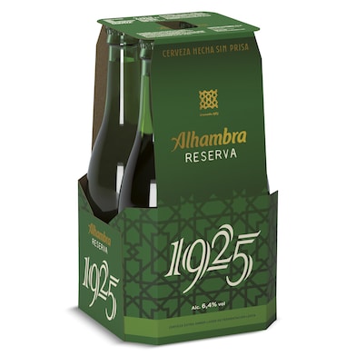 Cerveza reserva 1925 Alhambra pack 4 x 33 cl-0 Cerveza reserva 1925 Alhambra pack 4 x 33 cl-0
