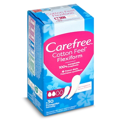 Protegeslip flexiform Carefree 30 unidades-0 Protegeslip flexiform Carefree 30 unidades-0