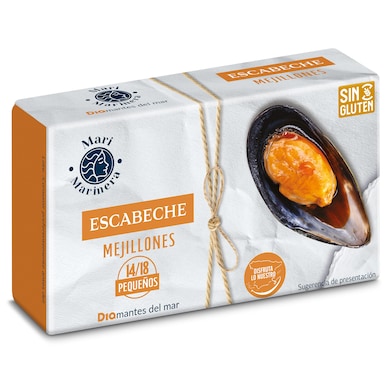 Mejillones en escabeche 14/18 piezas Dia Mari Marinera 69 g-0