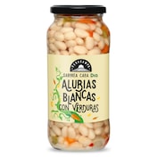 Alubias blancas cocidas con verduras Dia Vegecampo 400 g