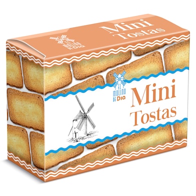 Mini tostas El Molino de Dia 100 g-0 Mini tostas El Molino de Dia 100 g-0