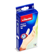 Guantes desechables de látex multiusos talla S/M Vileda caja 10 unidades