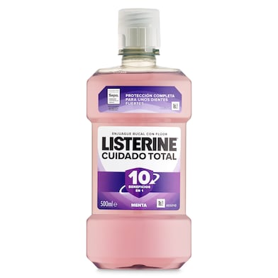 Enjuague bucal cuidado total Listerine 500 ml-0