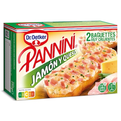Pannini jamón y queso 2 unidades Dr. Oetker 250 g-0